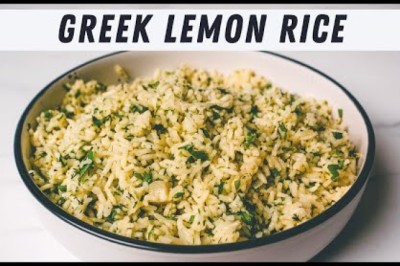 Easy and Delicious Greek Lemon Rice