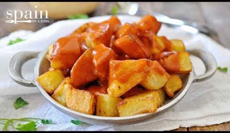 The Authentic Patatas Bravas Served in Madrid Spain