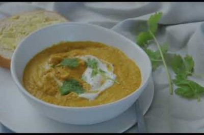 The World's Easiest Curried Cashew and Carrot Soup