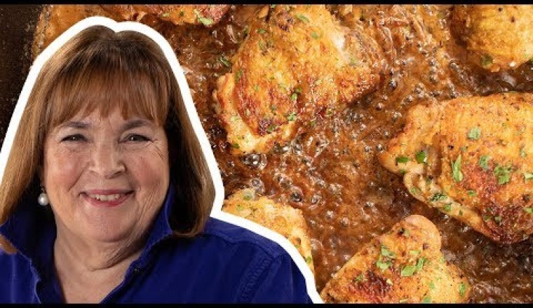 Crispy Chicken Thighs with Creamy Mustard Sauce