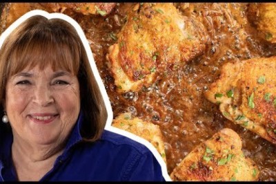 Crispy Chicken Thighs with Creamy Mustard Sauce