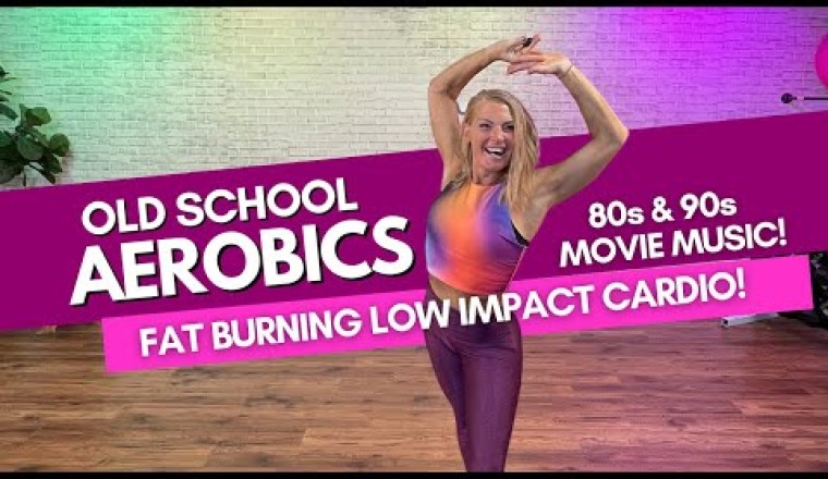 Old School 80's and 90s Low Impact Aerobics Workout