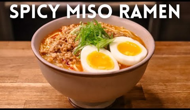 Creamy, Spicy Miso Ramen in 15 Minutes