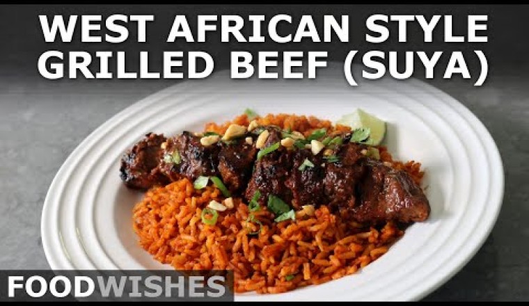 West African Style Grilled Beef (Suya)