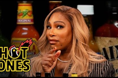 Serena Williams Returns Hot Sauce Serve After Hot Sauce Serve While Eating Spicy Wings