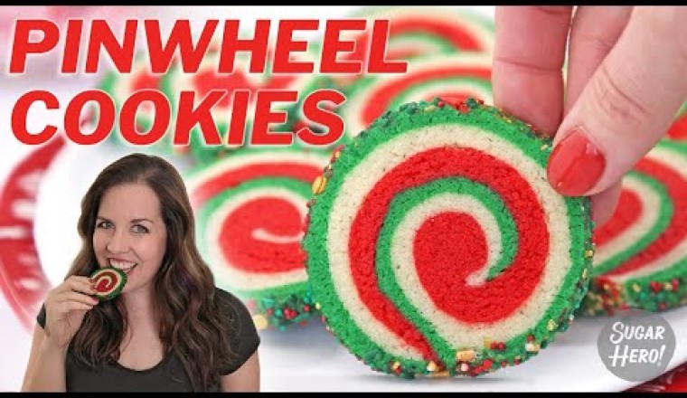 Christmas Pinwheel Cookies