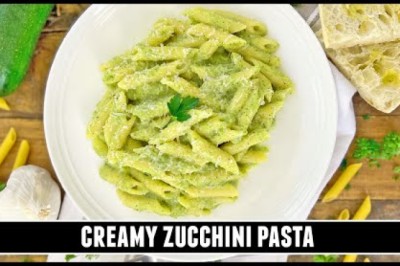 CREAMY Zucchini Pasta