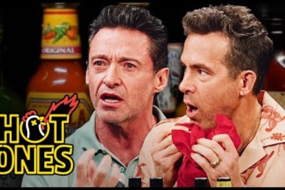 Ryan Reynolds and Hugh Jackman Go Claws Out While Eating Spicy Wings