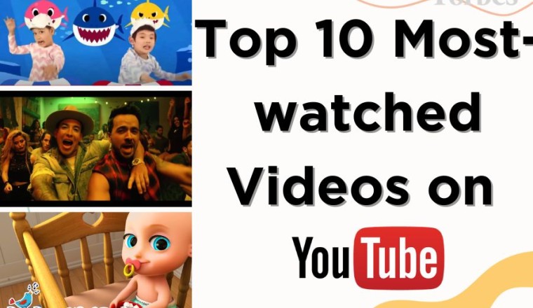 Top 10 most-viewed videos on YouTube in 2024