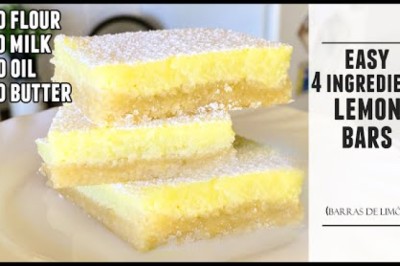 4 Ingredient Lemon Bars