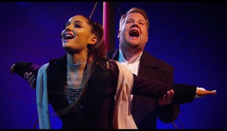 Ariana Grande and James Corden - A Titanic of a Medley