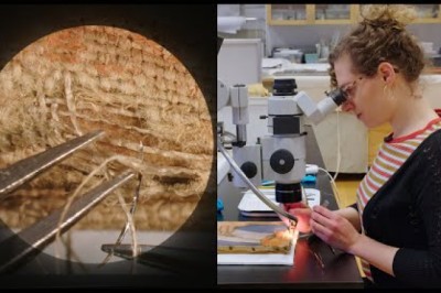 Microscopically Reweaving a 1907 Painting