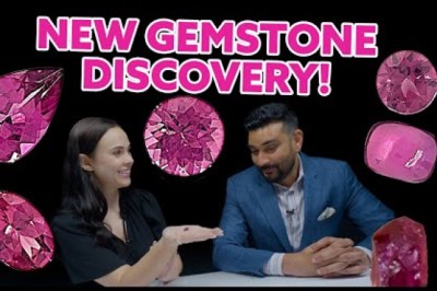 New Gemstone Discovery! Unboxing Malawi Magenta Garnet