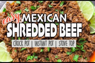 Easy Crockpot Mexican Shredded Beef