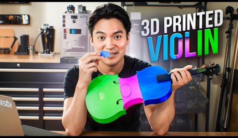 3D Printed vs Real Violin