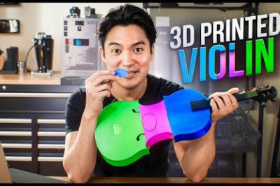 3D Printed vs Real Violin