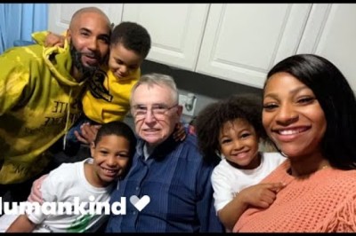 Family Adopts Elderly Neighbor As Honorary Grandpa