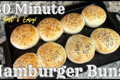30 Minute Hamburger Buns