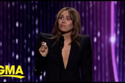 Miley Cyrus Gets Emotional During 2024 Disney Legends Awards Ceremony Induction