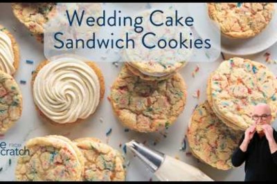 Wedding Cake Sandwich Cookies