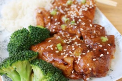 Sticky Peanut Butter Chicken