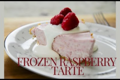 No Bake Raspberry Tart