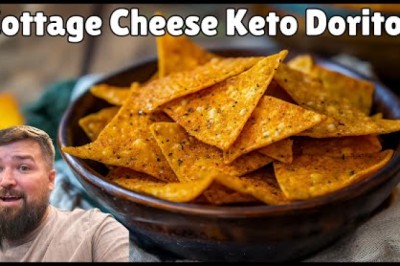 Keto Doritos with Cottage Cheese