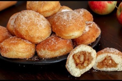 Apple Filled Donuts
