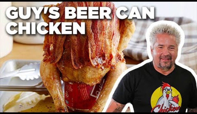 Guy Fieri's Beer Can Chicken