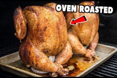 Oven Roasted Beer Can Chicken