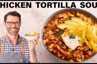 Easy Chicken Tortilla Soup (Sopa Azteca)