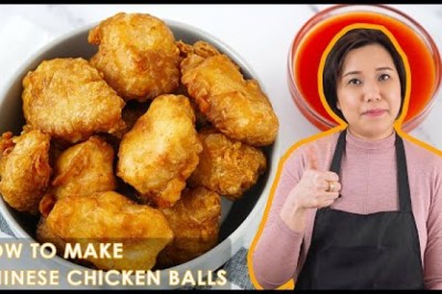 Takeout Style Sweet and Sour Chicken Balls