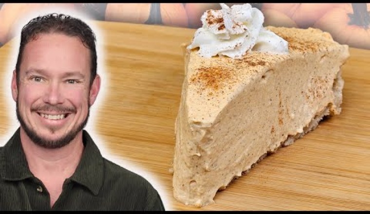10 Minute Keto No Bake Pumpkin Cheesecake