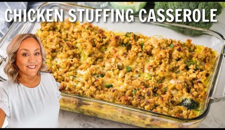 Chicken Stuffing Casserole
