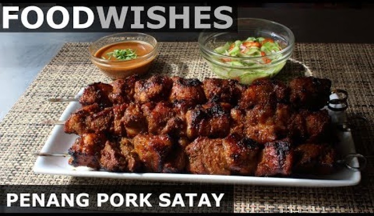 Penang Pork Satay - Grilled Pork Skewers