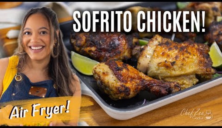 Air Fryer Sofrito Chicken Recipe