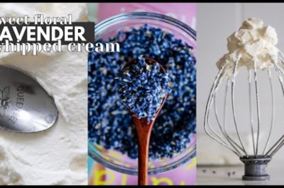 Lavender Whipped Cream