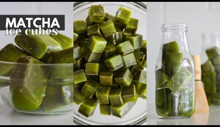 Matcha Ice Cubes