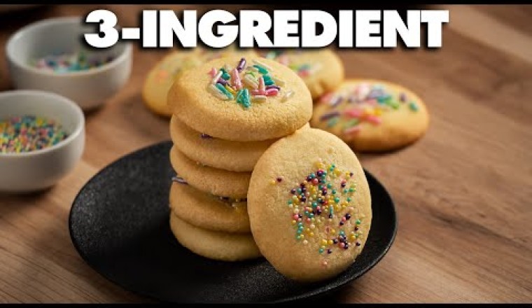 3 Ingredient Sugar Cookies