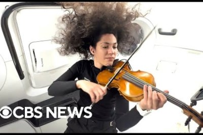 Polaris Dawn Astronaut Delivers Violin Performance From Space