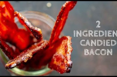 2 Ingredient Baked Brown Sugar Candied Bacon