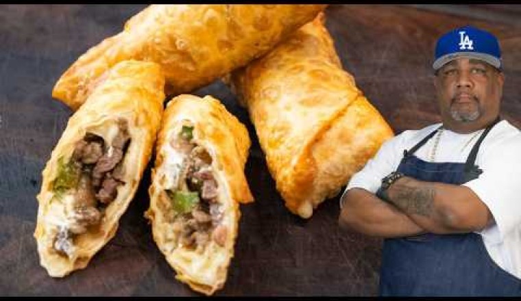 Philly Cheesesteak Egg Rolls
