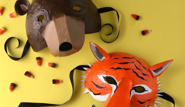 History of Traditional Papier-Mâché Masks for Halloween