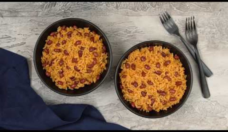 Quick Cuban Rice and Beans