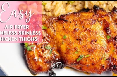 Easy Air Fryer Boneless Skinless Chicken Thighs