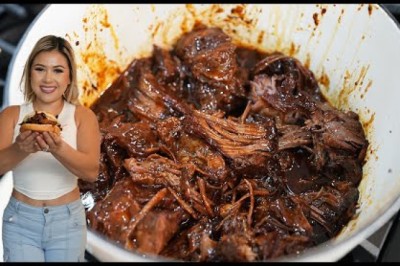 Super Easy Irresistible BBQ Shredded Beef