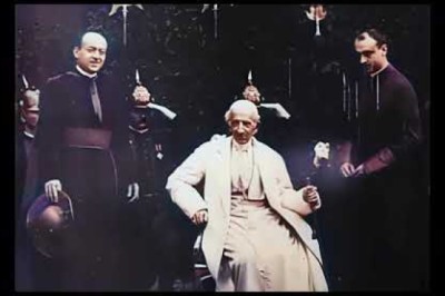Earliest-Born Person Ever Captured on Film. Pope Leo XIII. (1896)