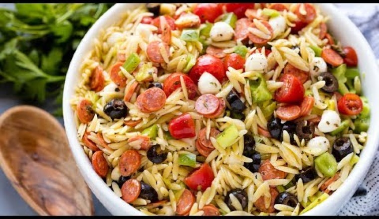 Italian Orzo Pasta Salad