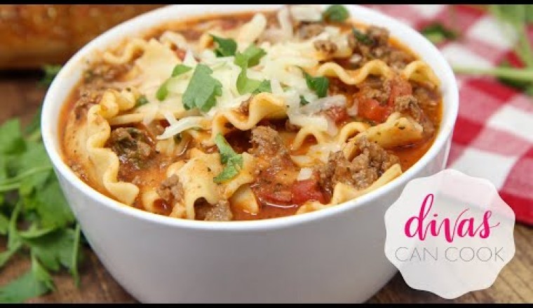 Easy Lasagna Soup