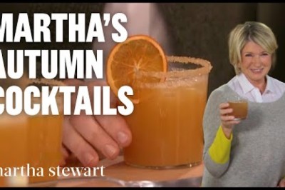 Martha Stewart's Favorite Fall Cocktails